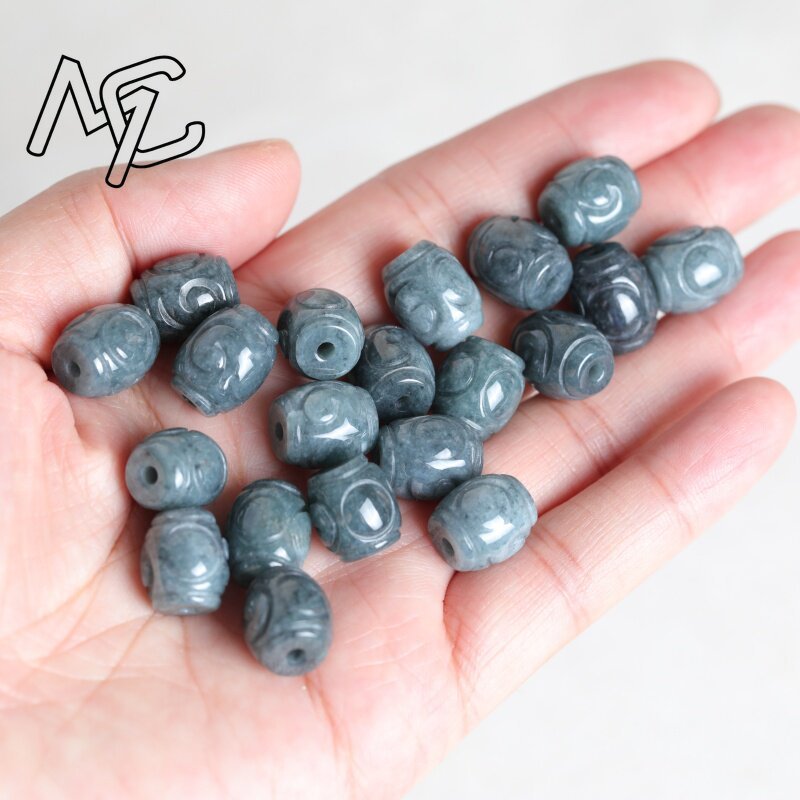 5PC Natural Blue Water Jade Ri - Beading ulasan dan harga