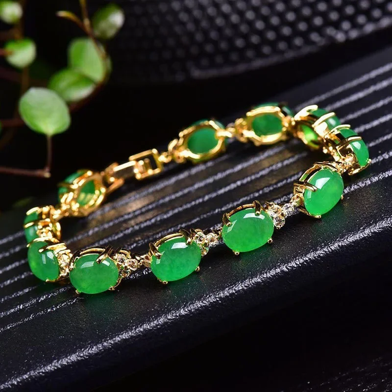 Natural Green Jade Agate LOVE  - Beading ulasan dan harga