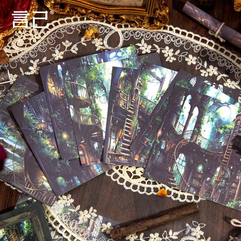 40 pcs Vintage INS Futuristic  - Vintage Junk Journal Scrapbooking Paper ulasan dan harga