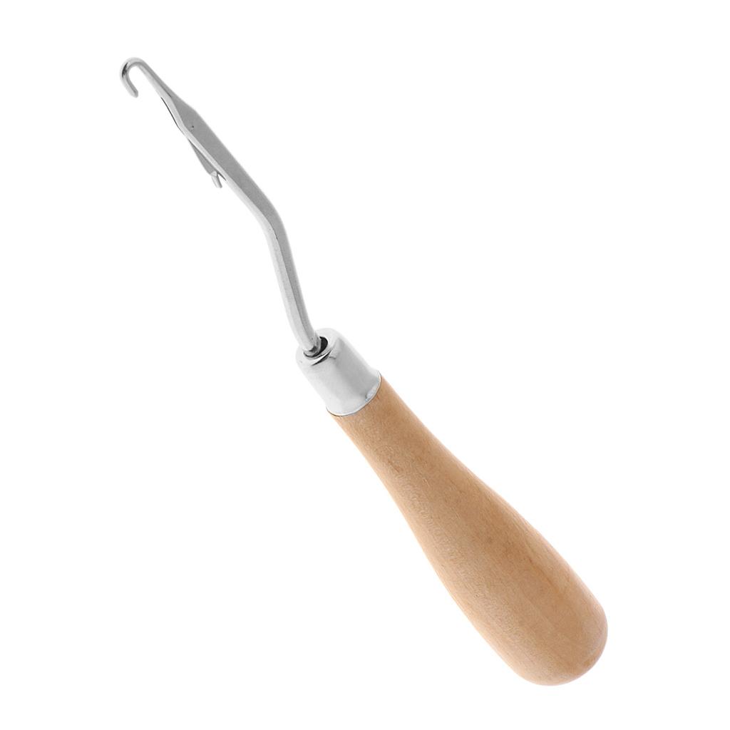 Wooden Crochet Latch Hook Ergo - Wooden Crochet Hooks Ergonomic Handle ulasan dan harga