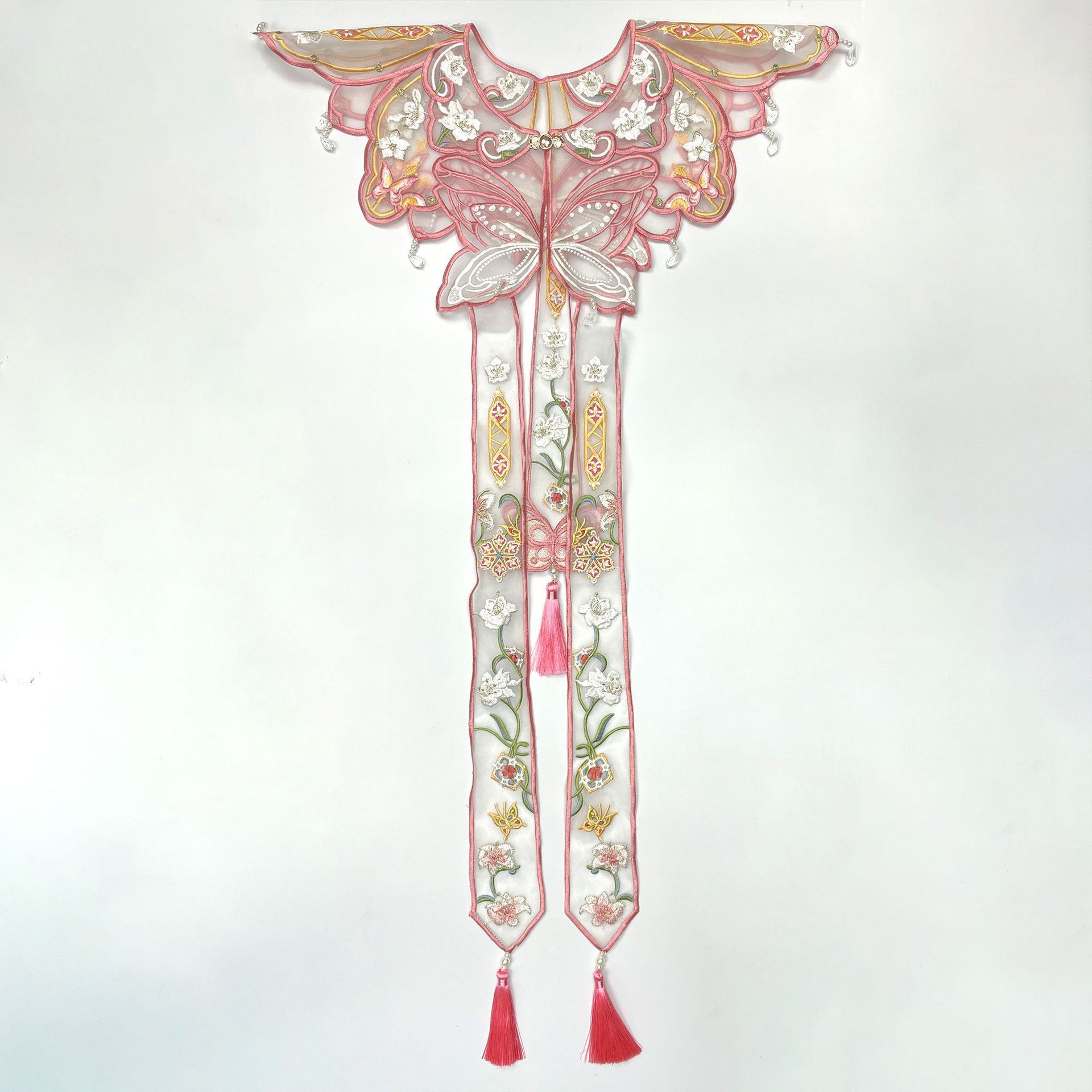 Chinese Hanfu Yunjian Shoulder - Embroidery ulasan dan harga