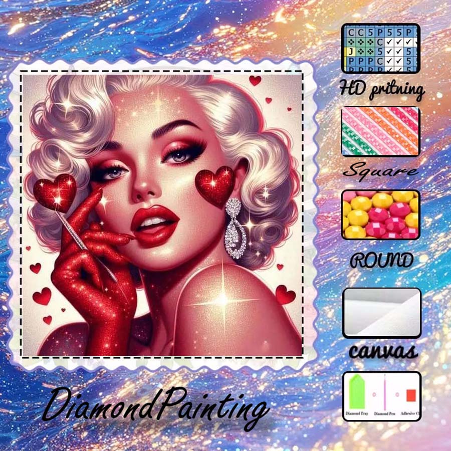 1 piece 5D DIY flocking cloth, - 5D Diamond Painting Kit Full Drill ulasan dan harga