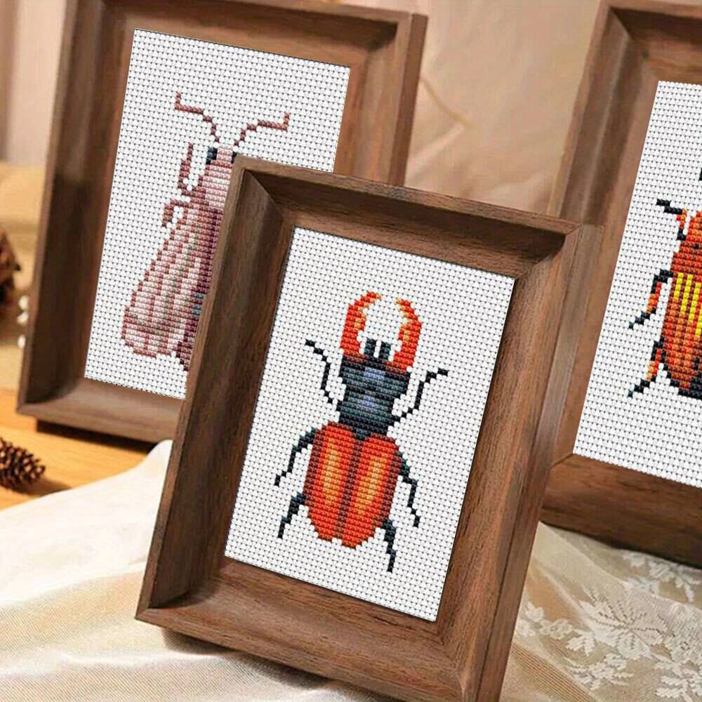 8Pcs Insect Cross Stitch Embro - Cotton Embroidery Thread Skeins ulasan dan harga