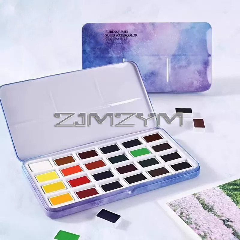 Watercolours Solid Watercolor  - Watercolor Paint Set Solid Pigment ulasan dan harga