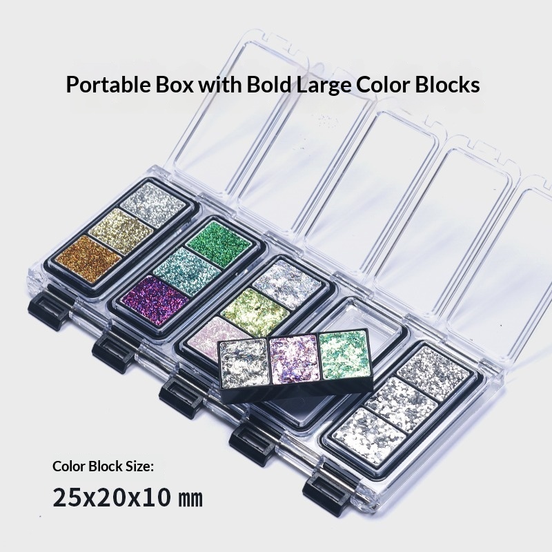 15 Color Painting Decoration P - Watercolor Paint Set Solid Pigment ulasan dan harga