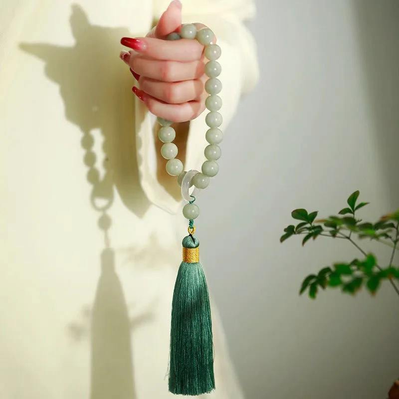 Green Jade Stone 12mm Beads Ta - Beading ulasan dan harga